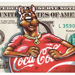 Lusky Scooby Coke.
