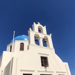 Church Steeple on Santorini