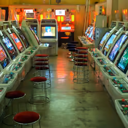 Empty Tokyo Arcade Shibuya