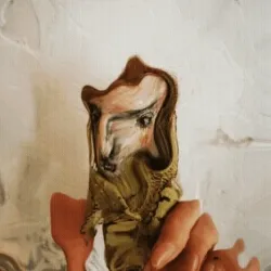Crying puppet - sharing a voice