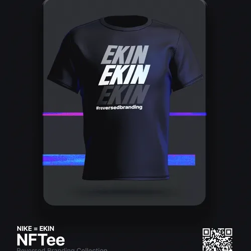 NIKE=EKIN Reversed Branding NFTee