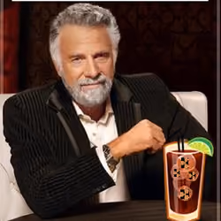 Funny but meaningful portrait 