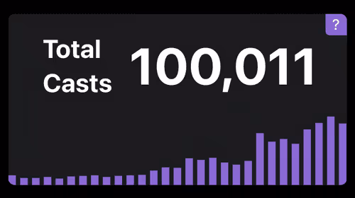 Farcaster 100000th Cast Commemoration Nft
