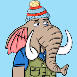 Untamed Elephant #6074