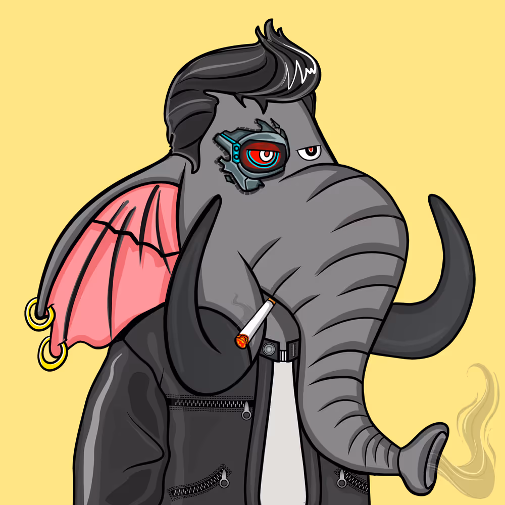 Untamed Elephant #7470