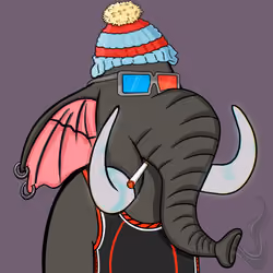 Untamed Elephant #6021