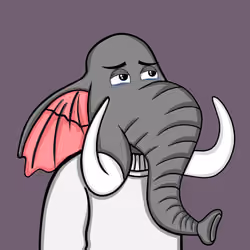 Untamed Elephant #7165