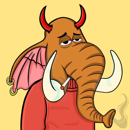 Untamed Elephant #7467