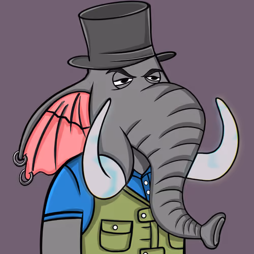 Untamed Elephant #7086