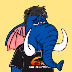 Untamed Elephant #6488