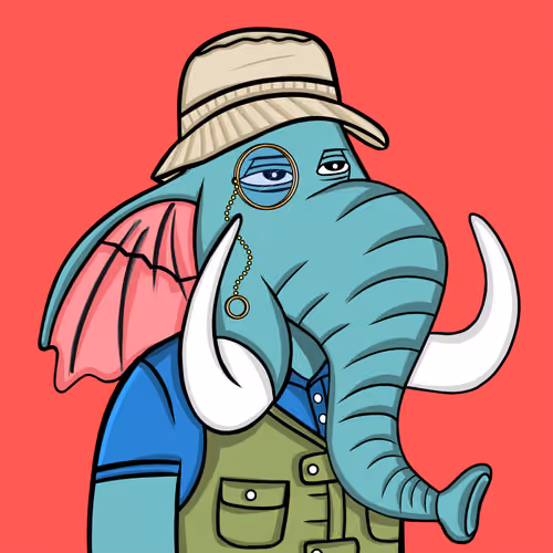 Untamed Elephant #3018