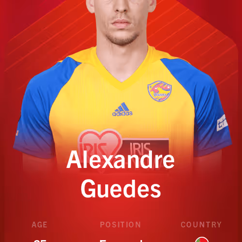 Alexandre Guedes 2020-21 • Rare 15/100