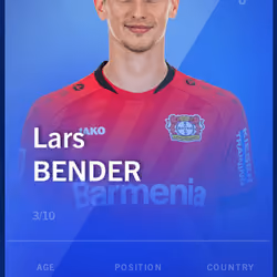 Lars Bender 2019-20 • Super Rare 3/10