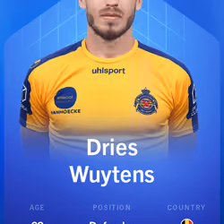 Dries Wuytens 2020-21 • Super Rare 1/10