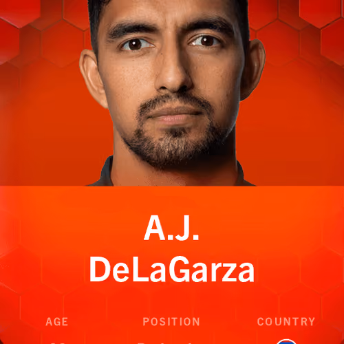 A.J. DeLaGarza 2021-22 • Rare 3/100