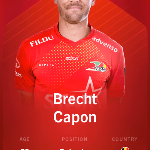 Brecht Capon 2020-21 • Rare 42/100