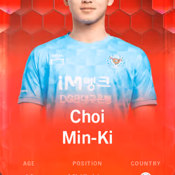 Choi Min-Ki 2021-22 • Rare 40/100
