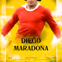 Diego Maradona 1976-77 • Limited 410/1000