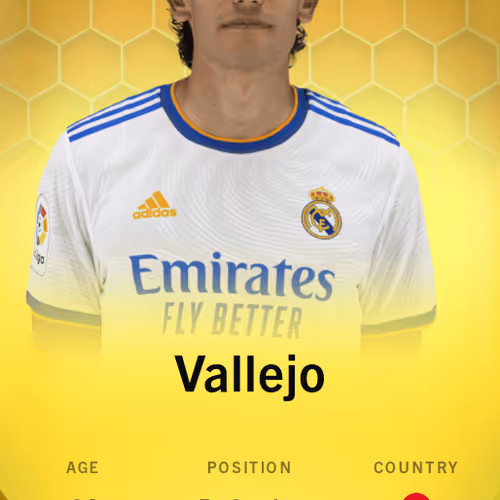 Vallejo 2021-22 • Limited 101/1000