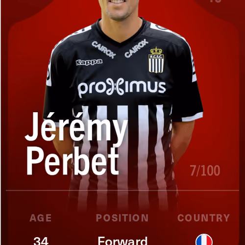 Jérémy Perbet 2018-19 • Rare 7/100