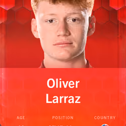 Oliver Larraz 2021-22 • Rare 11/100