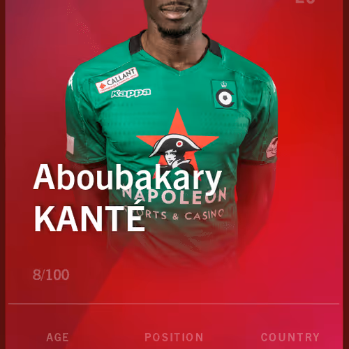 Aboubakary Kanté 2019-20 • Rare 8/100