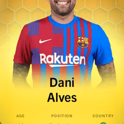 Dani Alves 2021-22 • Limited 72/1000
