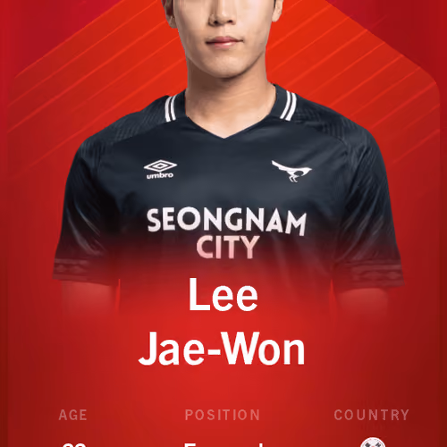 Lee Jae-Won 2020-21 • Rare 3/100