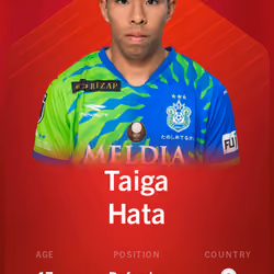 Taiga Hata 2020-21 • Rare 45/100