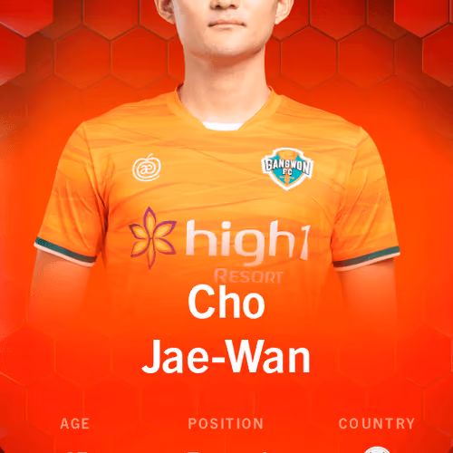 Cho Jae-Wan 2021-22 • Rare 23/100