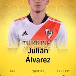 Julián Álvarez 2021-22 • Limited 34/1000