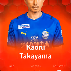Kaoru Takayama 2021-22 • Rare 29/100