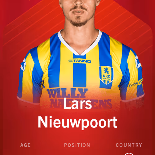 Lars Nieuwpoort 2020-21 • Rare 19/100