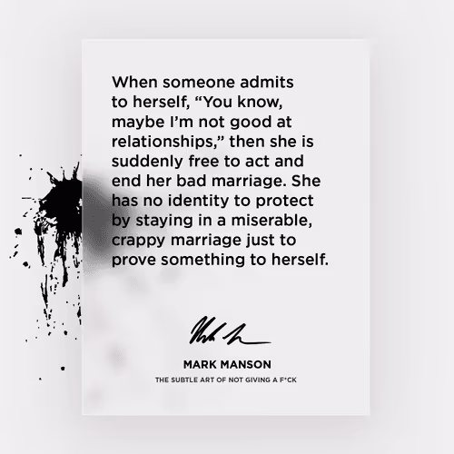 The Subtle Art Of Not Giving A Fuck