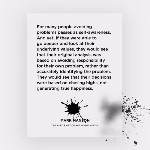 The Subtle Art Of Not Giving A Fuck