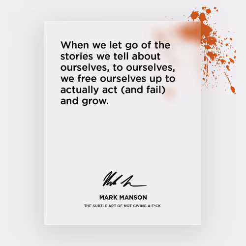 The Subtle Art Of Not Giving A Fuck