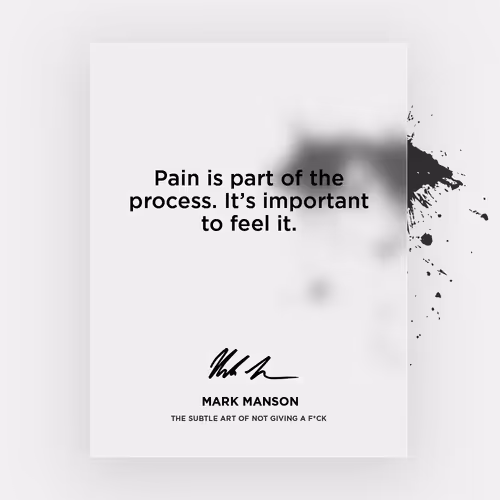 The Subtle Art Of Not Giving A Fuck