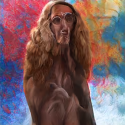AI Generated Dog Portrait #8
