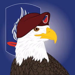 Eagle with Maroon Beret - 173rd