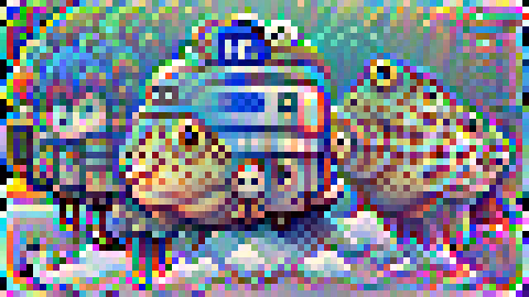 toad-sucker, puffer train, R2D2, cover
