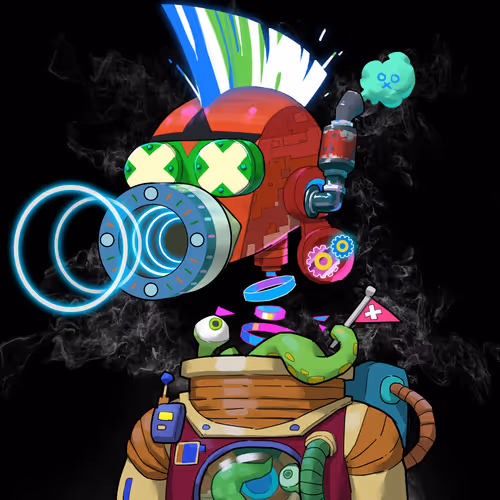 Tall Neck Tribe Robot