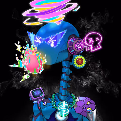 Tall Neck Tribe Robot