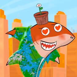 Happy Shark #1690