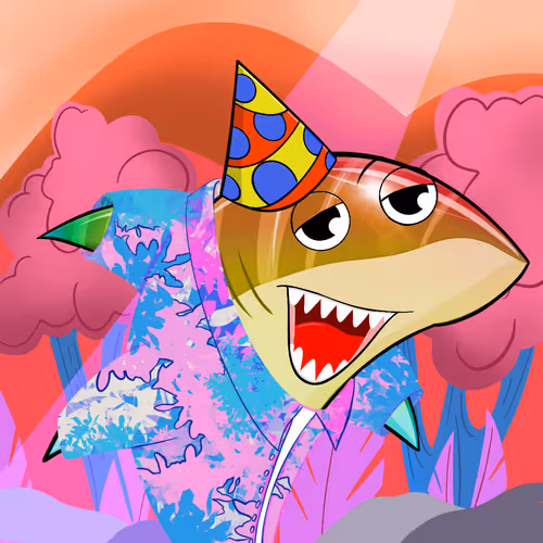 Happy Shark #1532