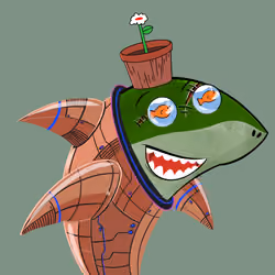 Happy Shark #2034