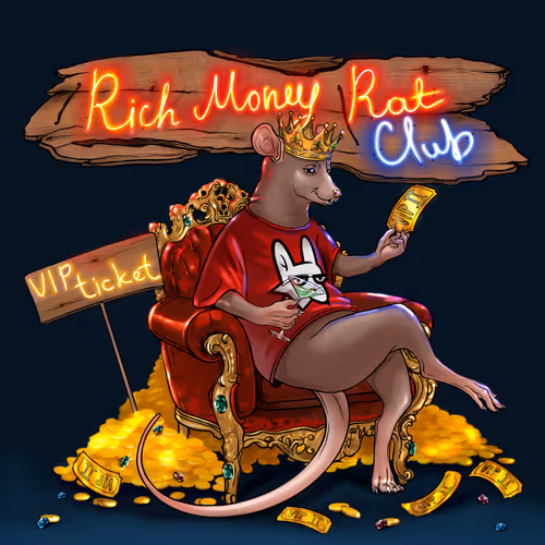 Vip Ticket Rich Money Rat Club
