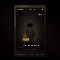 The Debt Printer