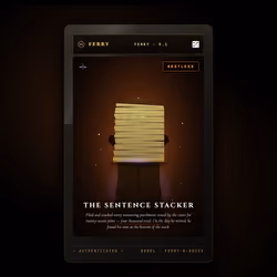 The Sentence Stacker