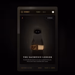 The Sacrifice Ledger
