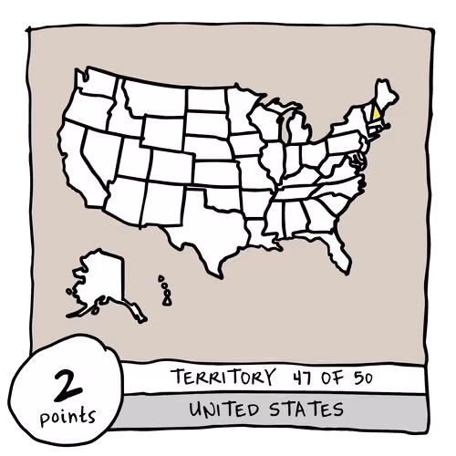 Territory 47/50 - United States (New Hampshire)